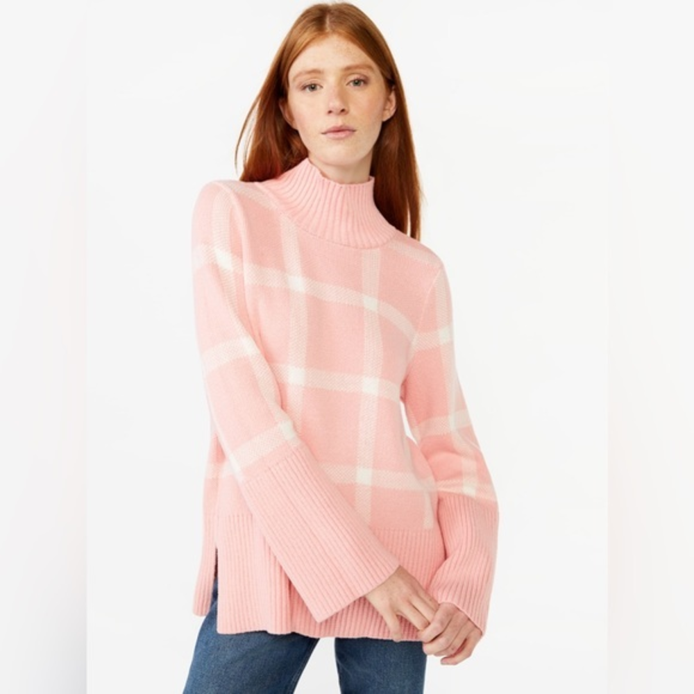 Free‎ Assembly Women's Rib Turtleneck Sweater, Midweight